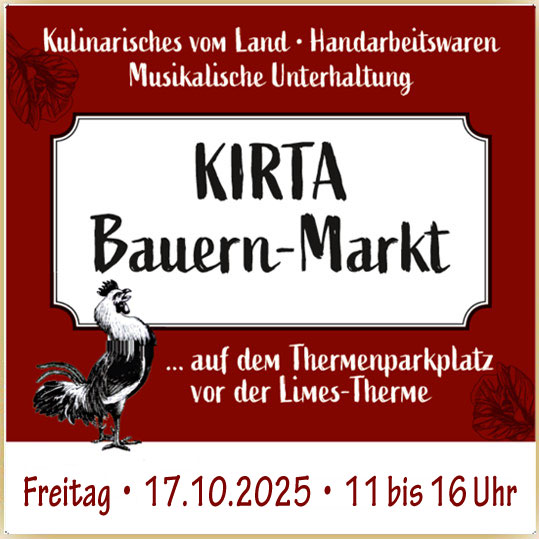 Kirta Bauernmarkt am 17.10.2025