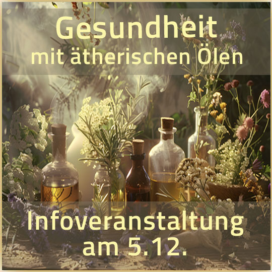 Vortrag: Gesundheit in Leichtigkeit: Wie man sich mit ätherischen Ölen hier unterstützen kann