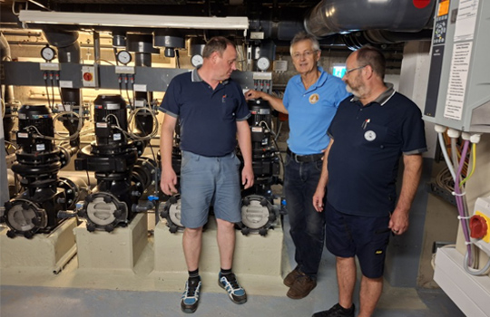 Pumpentechnik in der Limes Therme