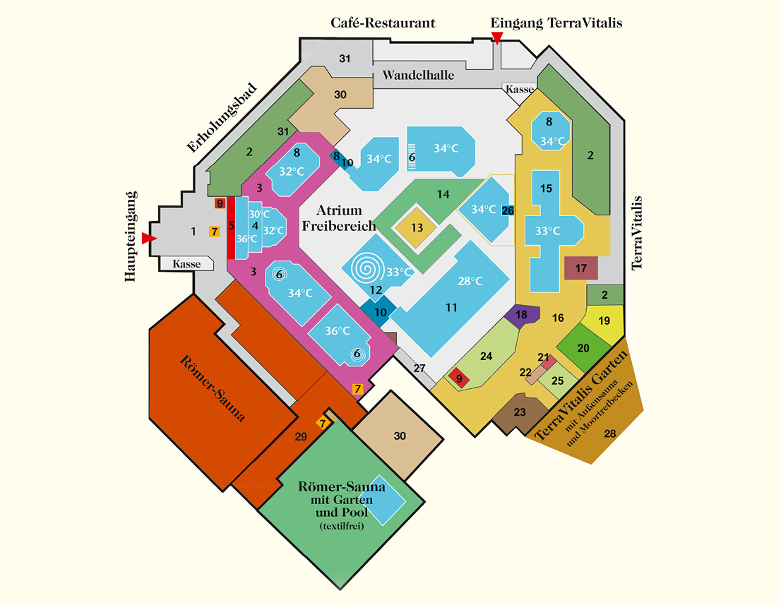 Lageplan Erholungsbad / Terra-Vitalis